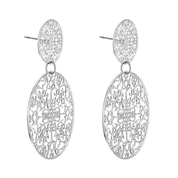 By Jolima - Double Spinn Earring Silver