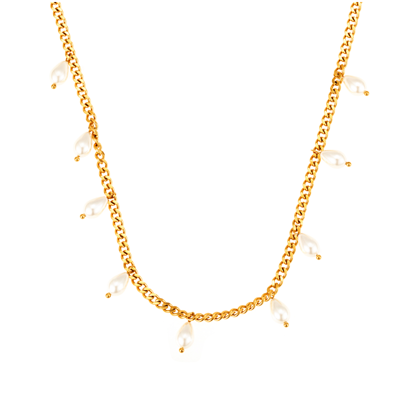 By Jolima - Sanremo Charm Neckless Gold