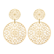 By Jolima - Double Spinn Earring Gold