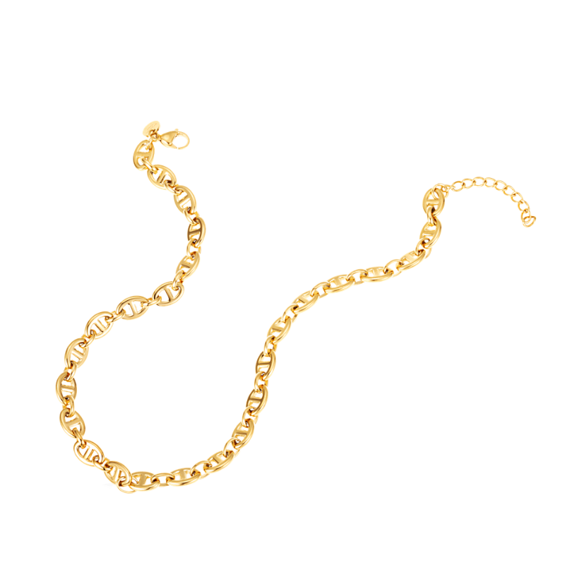 By Jolima - Celine Chain Necklece 45 Gold