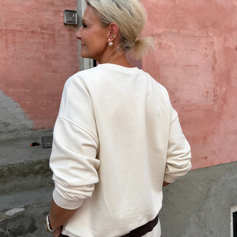 Not Sisters - Club Amour Sweat Beige/Brown
