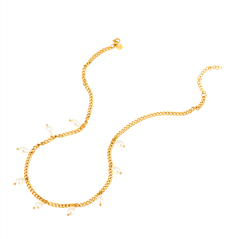 By Jolima - Sanremo Charm Neckless Gold