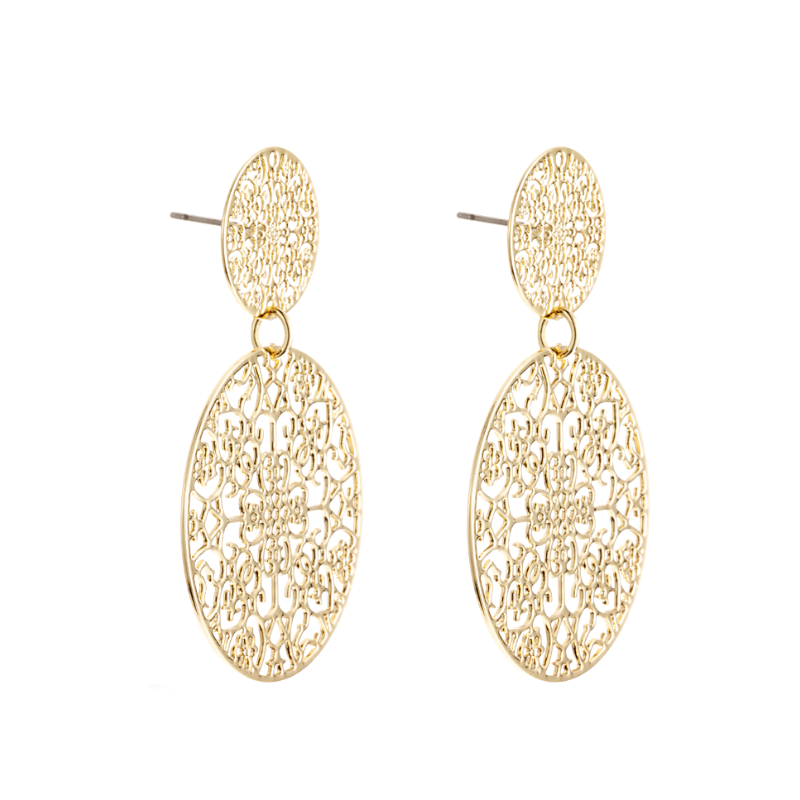 By Jolima - Double Spinn Earring Gold