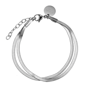 By Jolima - Angeline layer bracelet, steel