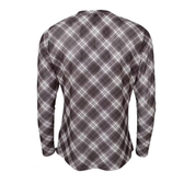 BlackColour - Kamma Mesh Blouse Brown Tartan