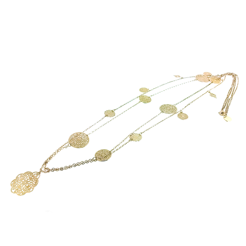 By Jolima - Spinn Multi Necklace Gold