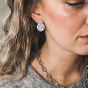 By Jolima - Spinn Twin Earring Silver