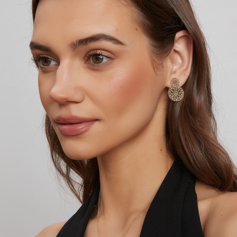 By Jolima - Spinn Twin Earring Gold