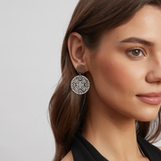 By Jolima - Double Spinn Earring Silver