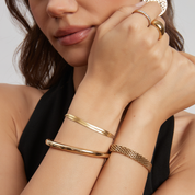 By Jolima - Angeline layer bracelet, gold