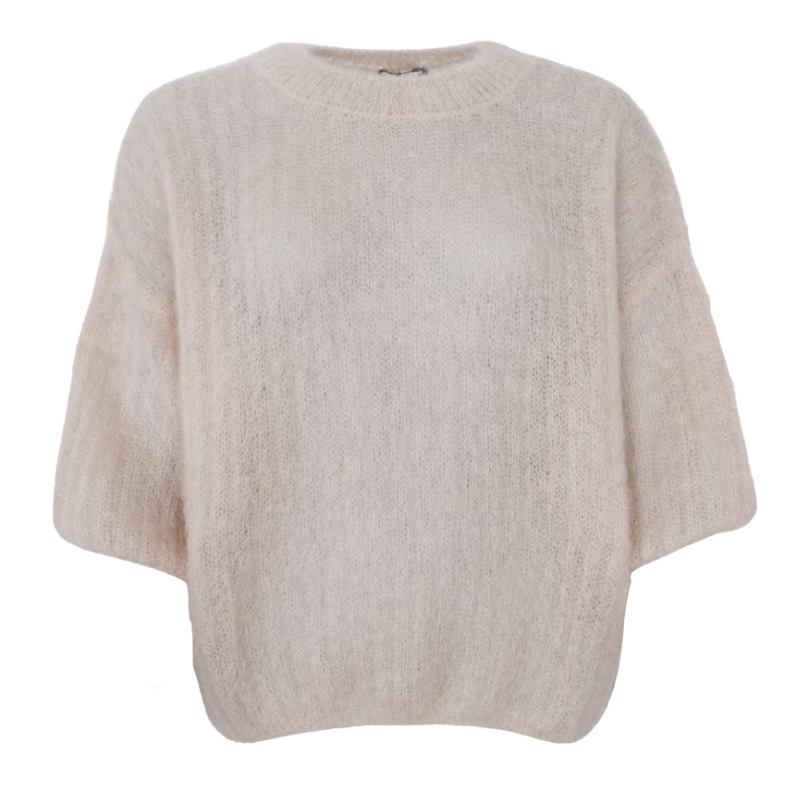 BlackColour - Bjoerk S/S Jumper Latte