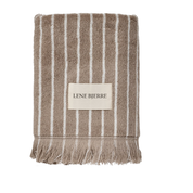 Lene Bjerre - Ayane Handduk Linen/White 100x50cm