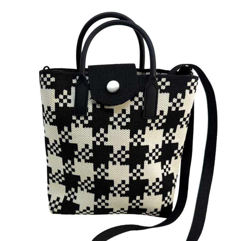 Pipols Bazaar - Extra Bag Houndstooth BW