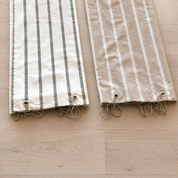 Lene Bjerre - Ayane Duschdraperi Linen/White 200x160xcm