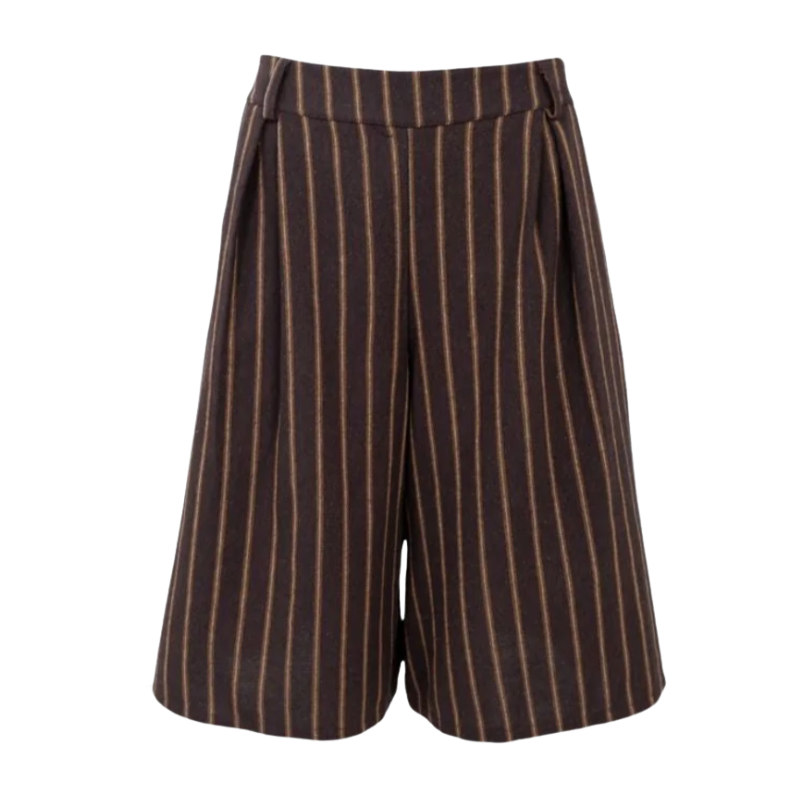 Black Colour - Peta Shorts Coffe