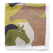 BlackColour - Lia Satin Scarf Dk.Lime