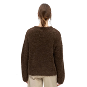 Object - Harry L/S Low Knit Pullover Brown
