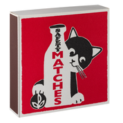 Archivist- Milk Bottle Cat Tändstickor