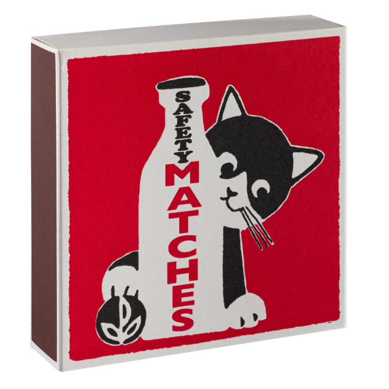 Archivist- Milk Bottle Cat Tändstickor