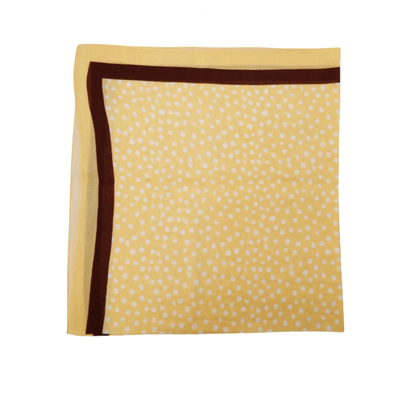 BlackColour-Vivica Mini Skarf, light yellow