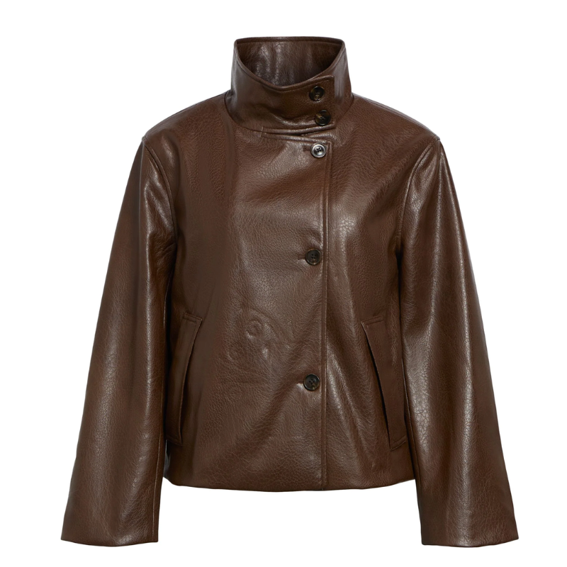 Object - Serra Short Jacket Shaved Chocolate