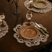 Olsson & Jensen Rose – Rostfärgad tallrik, Ø 21 cm