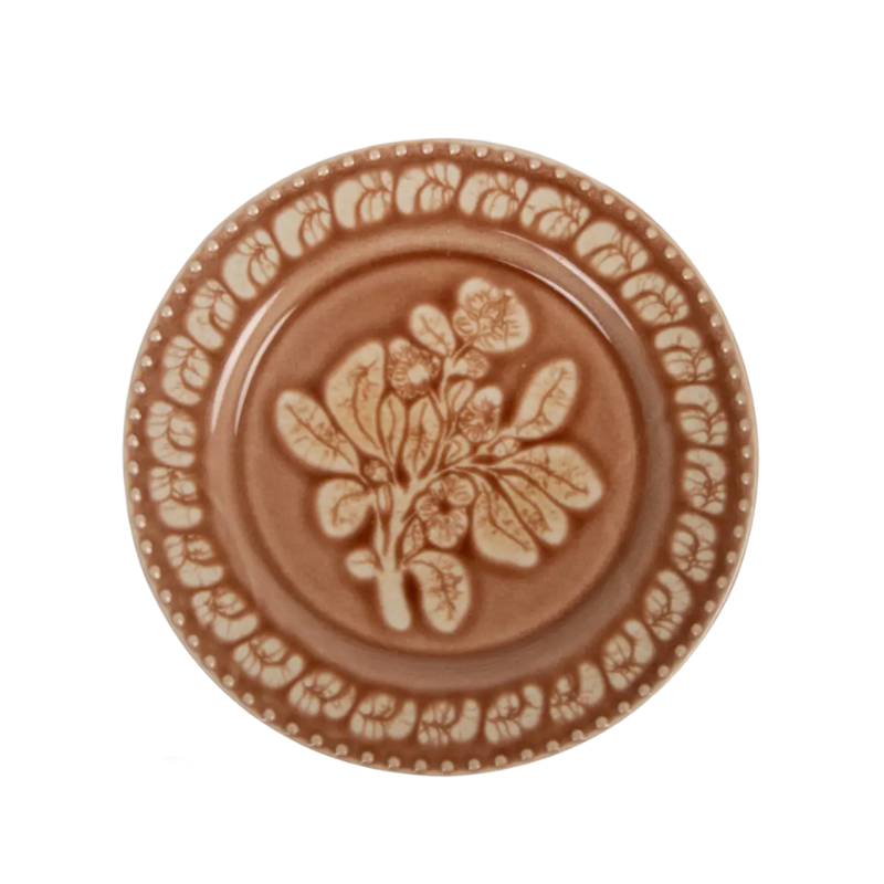 Olsson & Jensen Rose – Rostfärgad tallrik, Ø 21 cm