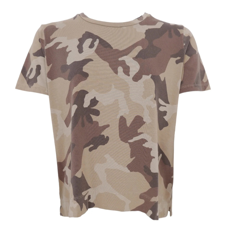 Black Colour - Zelda S/S T-shirt Brown/Camoflage
