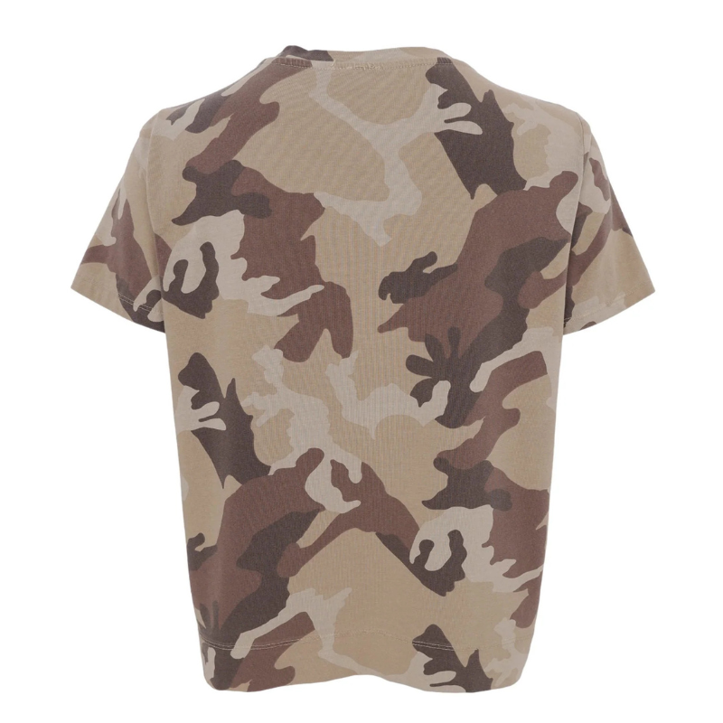 Black Colour - Zelda S/S T-shirt Brown/Camoflage