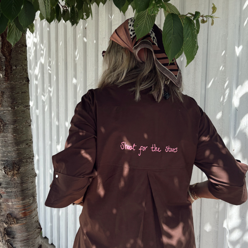 Wauw-Luna Dress, chocolate brown