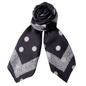 BlackColour-Jaylin Mini Scarf, black