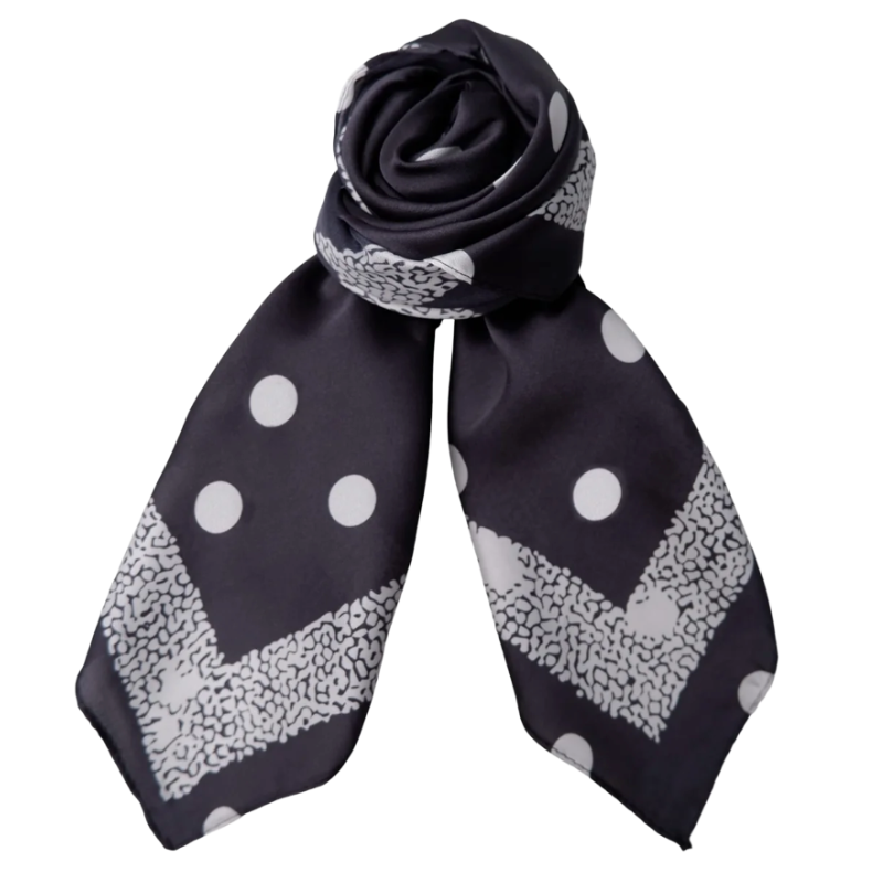 BlackColour-Jaylin Mini Scarf, black