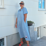 Wauw-Cherry Dress, light blue