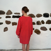 Wauw - Ulrikke Tunic Dress, light pink red