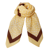 BlackColour-Vivica Mini Skarf, light yellow