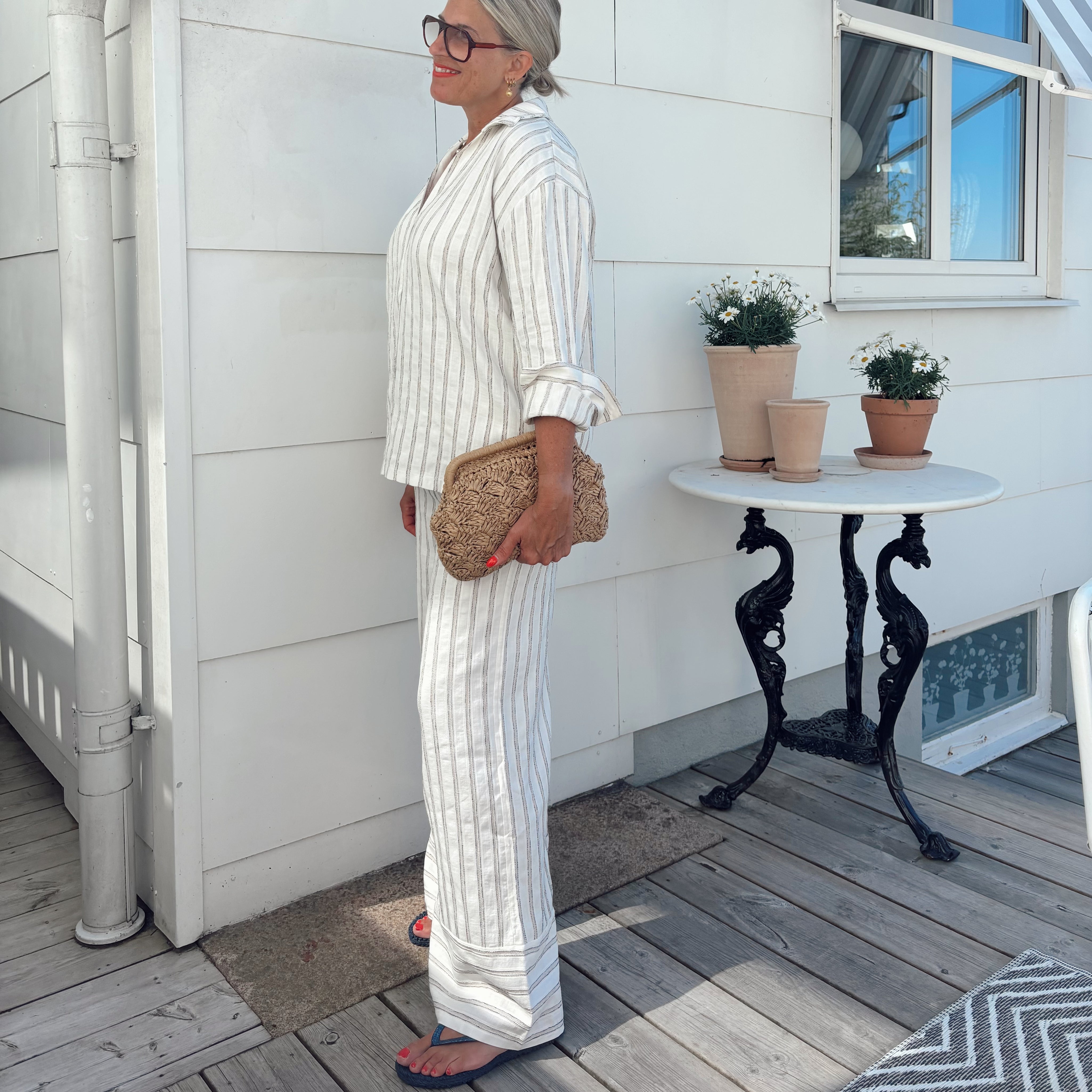 MinouMinou - Hit The Hay Pants Ecru