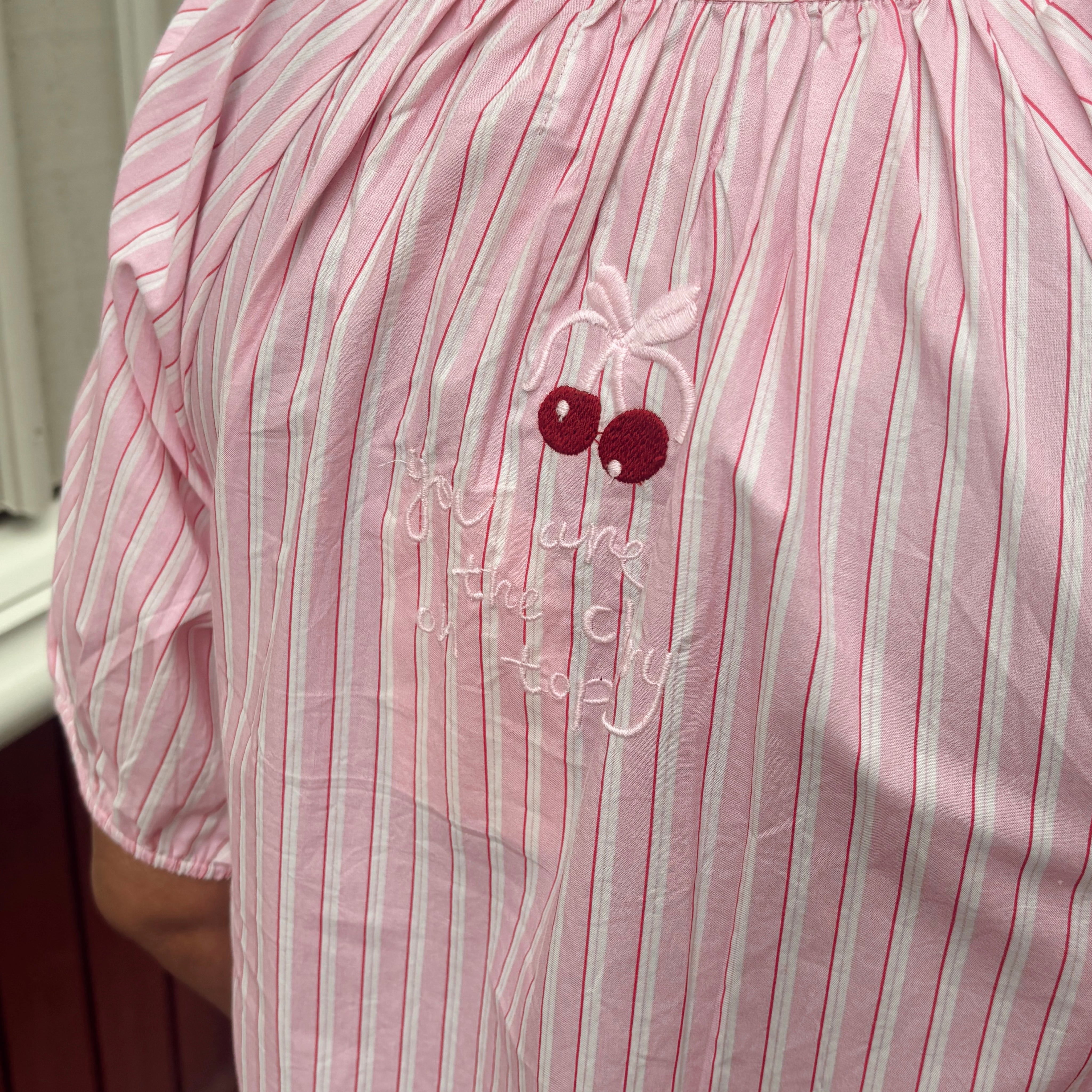 Wauw - Cherry Dress Light Pink