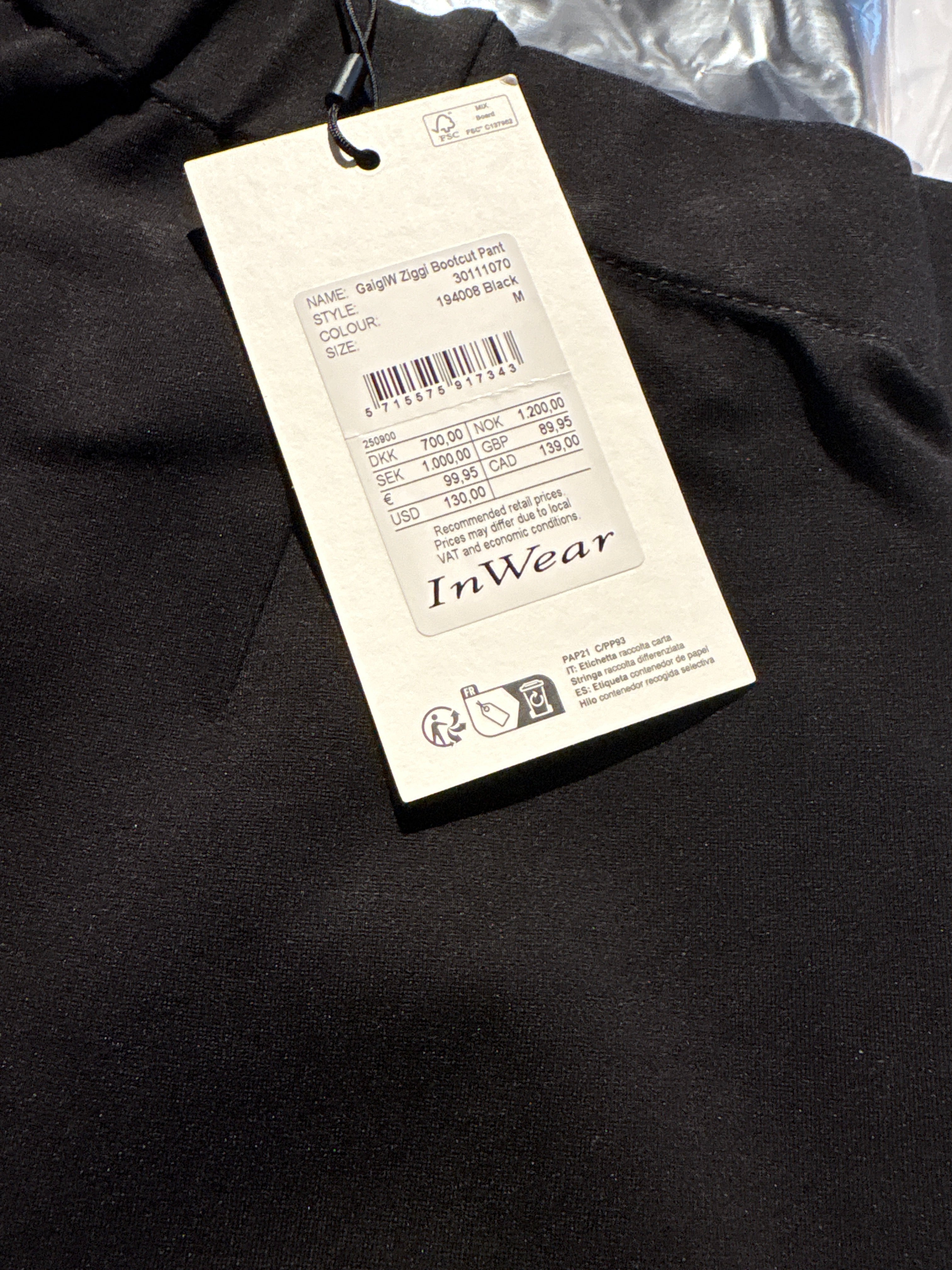 InWear - GaigIW Bootcut pant S