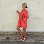 Wauw - Ulrikke Tunic Dress, light pink red