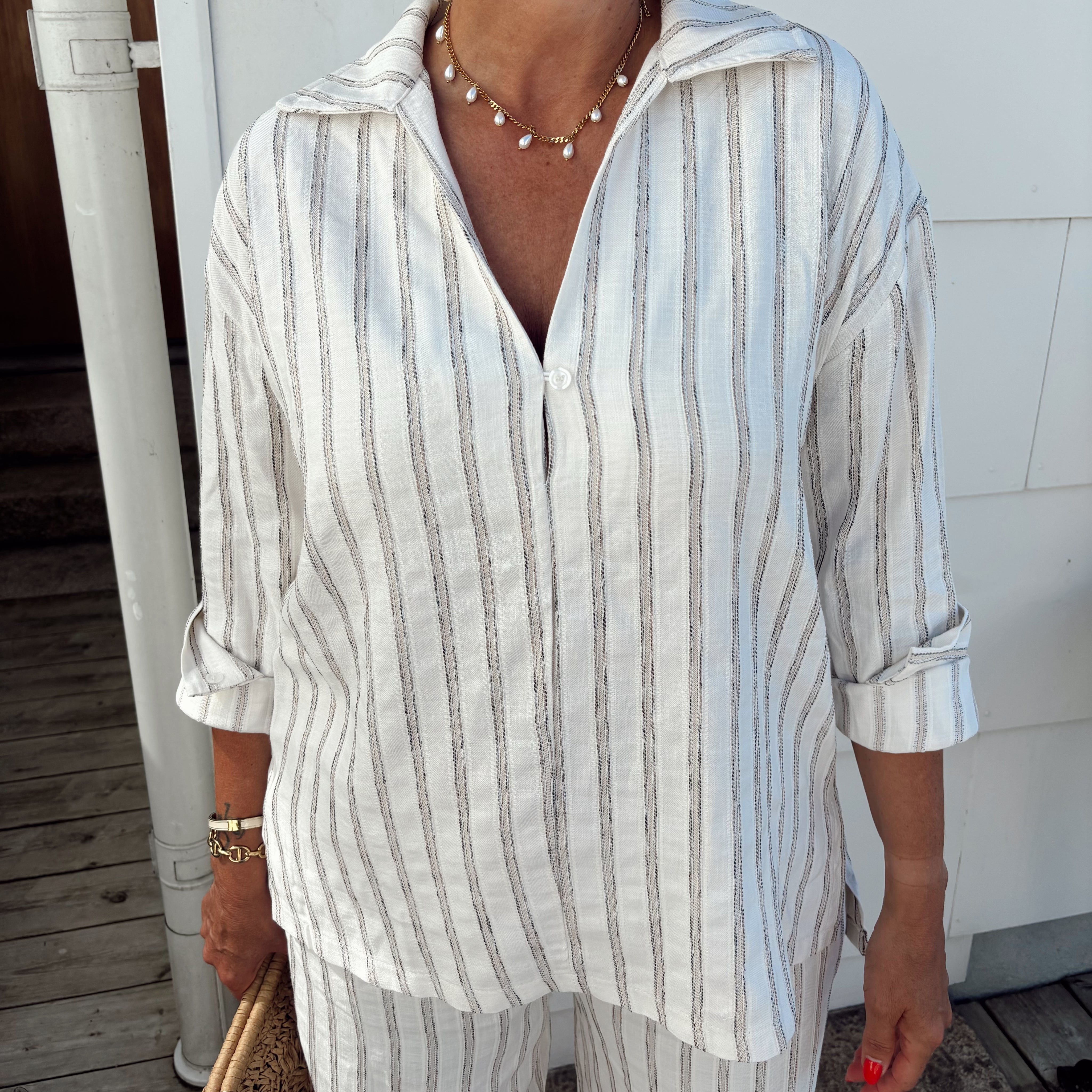 MinouMinou - Hot The Hay Shirt Ecru