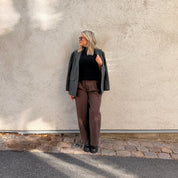 Object - Tanya M/W Barrel Pant Seal Brown