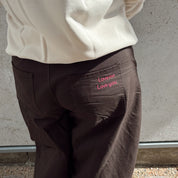 Not Allowed Lotte Pants – Bomullsbyxor Dam Brun