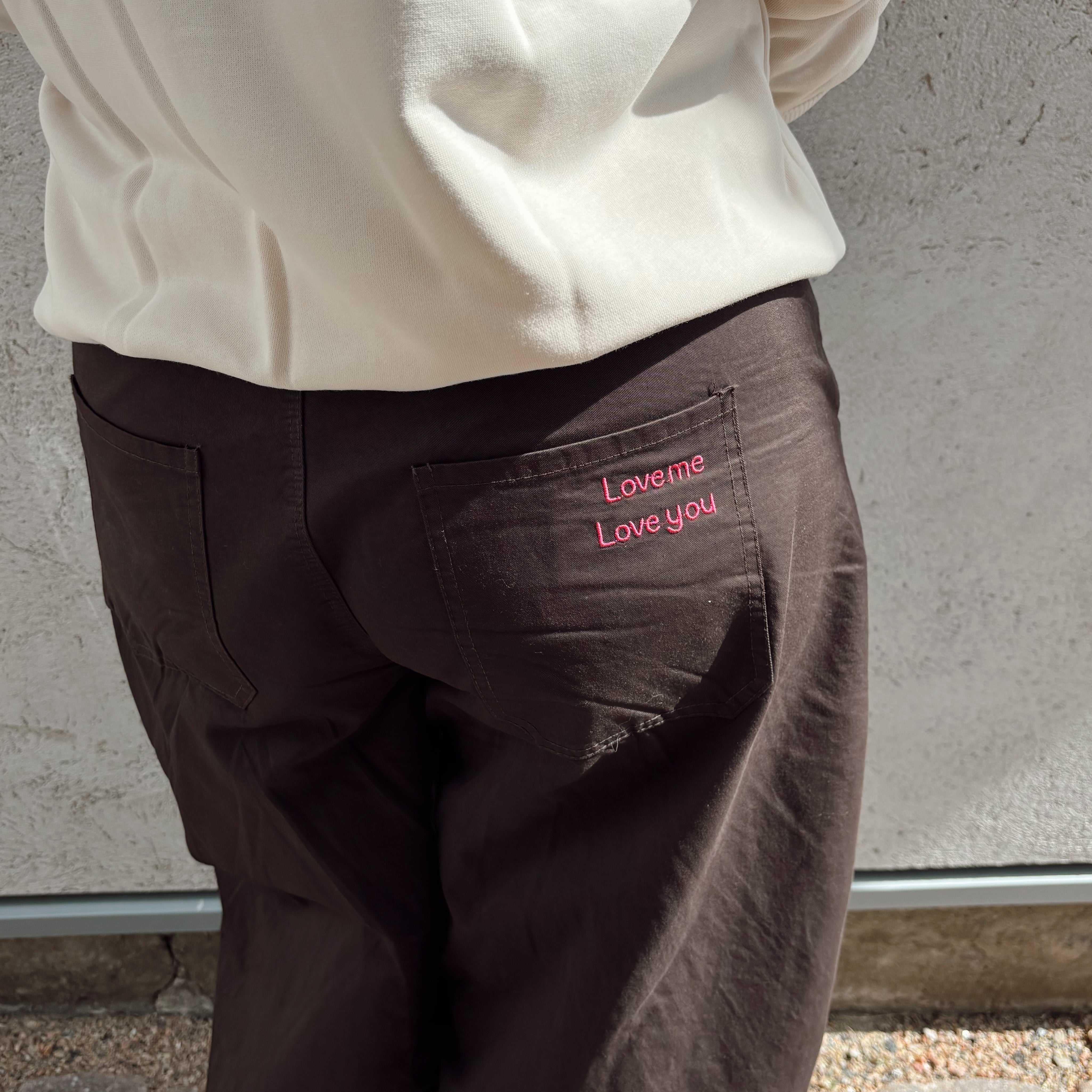 Not Allowed Lotte Pants – Bomullsbyxor Dam Brun