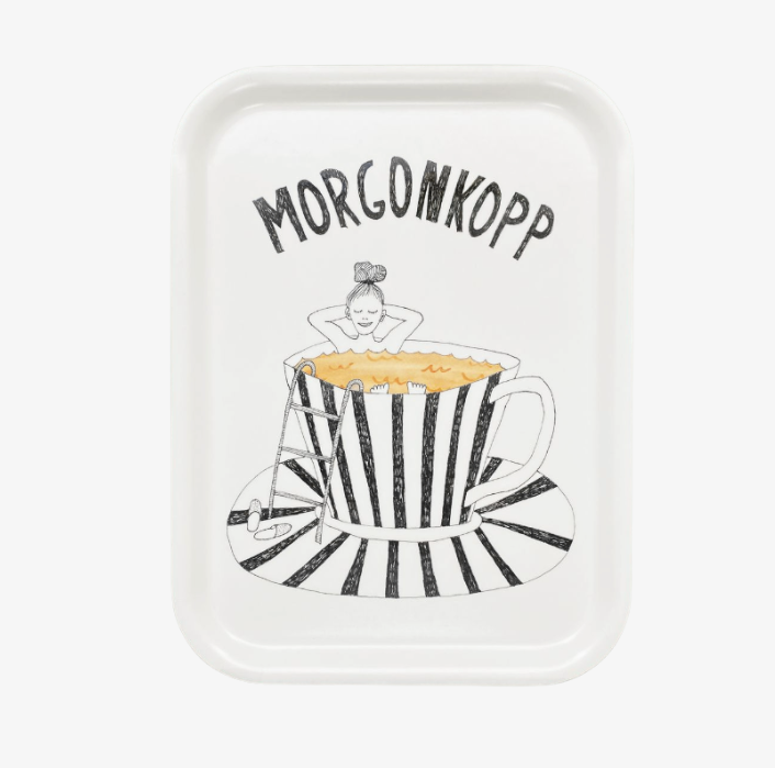 Bricka - Rektangulär Morgonkopp