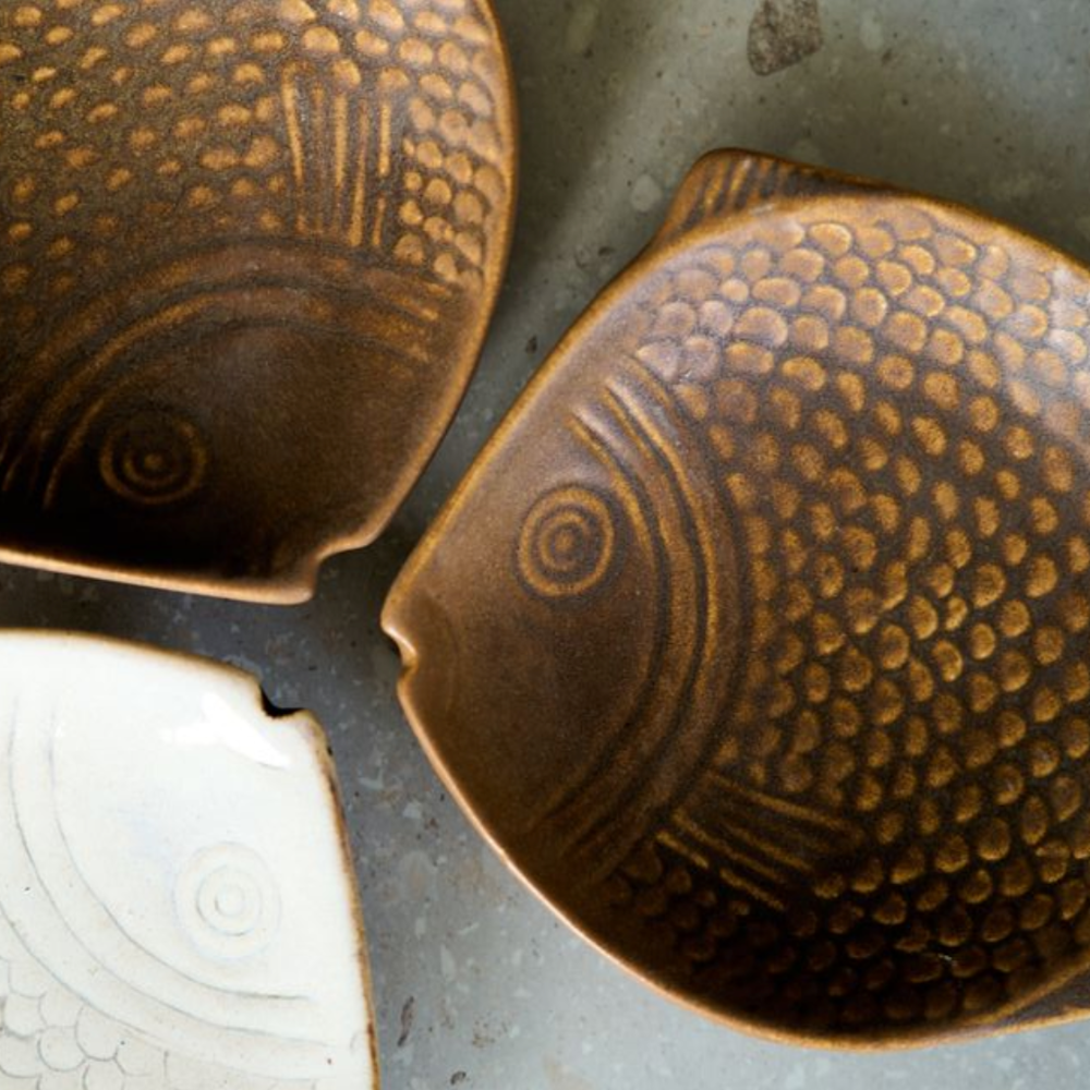 Pupill - Carp Fish Plate Brown - S