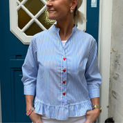 Not Sisters - Lobster Shirt - Blue Stripe