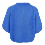 Black Colour - Bjoerk Patent Knit Cardigan Blue