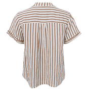 Black Colour - Melina SS Linen Shirt Camel