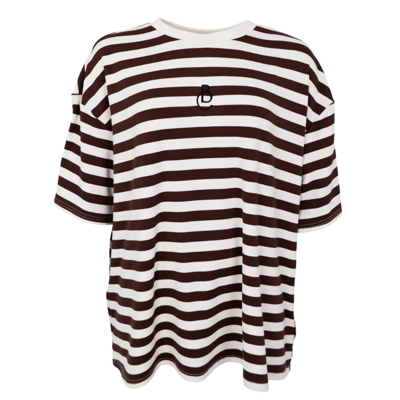 Black Colour - Madelyn Big Tee Coffee
