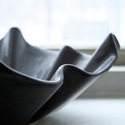 Pupill-Wave Bowl, metallic black S